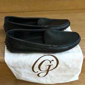 M GEMI BLACK LEATHER FELIX LOAFER SIZE 40 USA 9